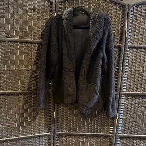 Cozy Black Fleece Jacket